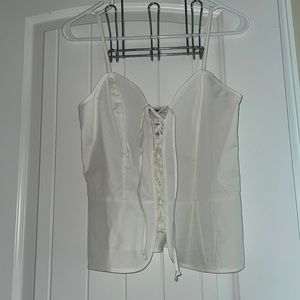 BNWT Express lace up fitted tank size 6.